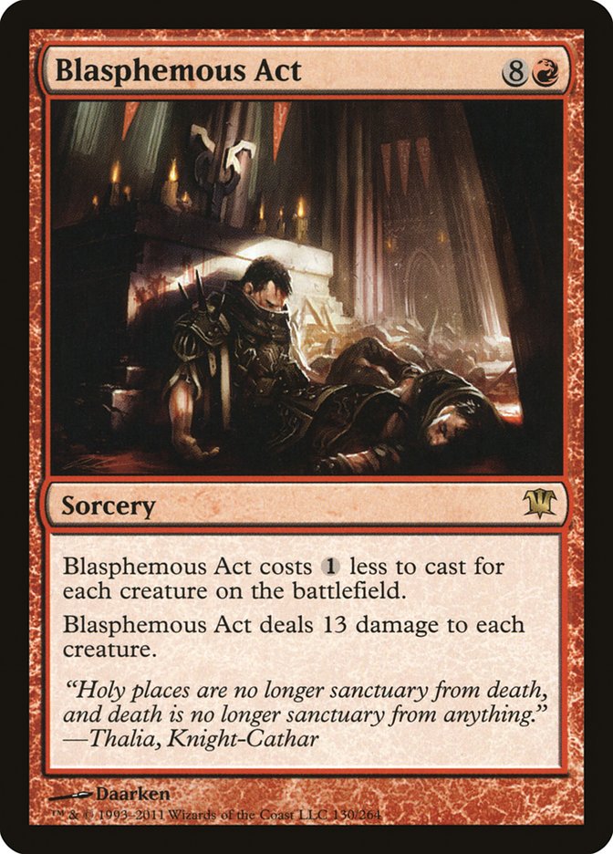 Blasphemous Act [Innistrad] | Card Merchant Takapuna