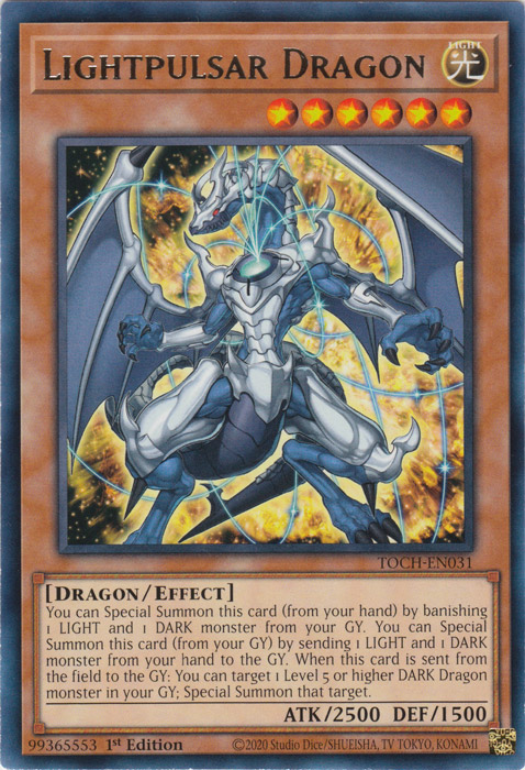 Lightpulsar Dragon [TOCH-EN031] Rare | Card Merchant Takapuna