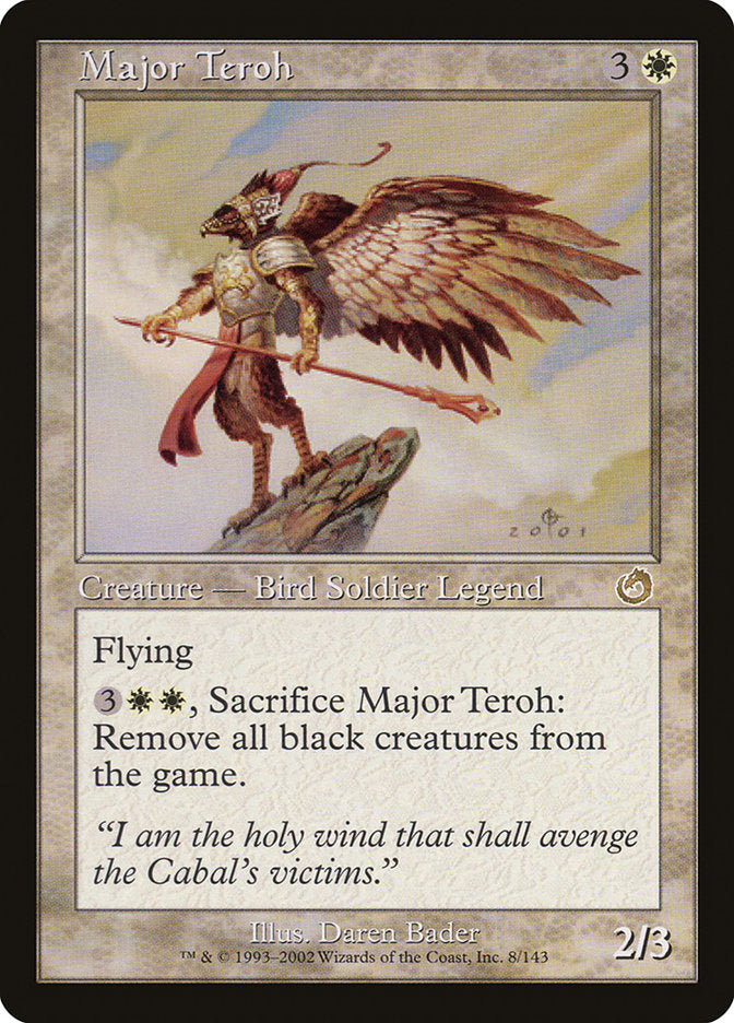 Major Teroh [Torment] | Card Merchant Takapuna