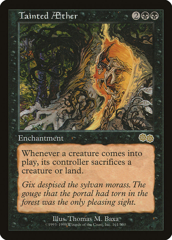 Tainted Aether [Urza's Saga] | Card Merchant Takapuna