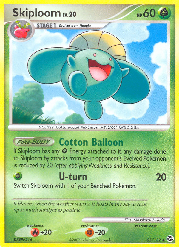 Skiploom (65/132) [Diamond & Pearl: Secret Wonders] | Card Merchant Takapuna
