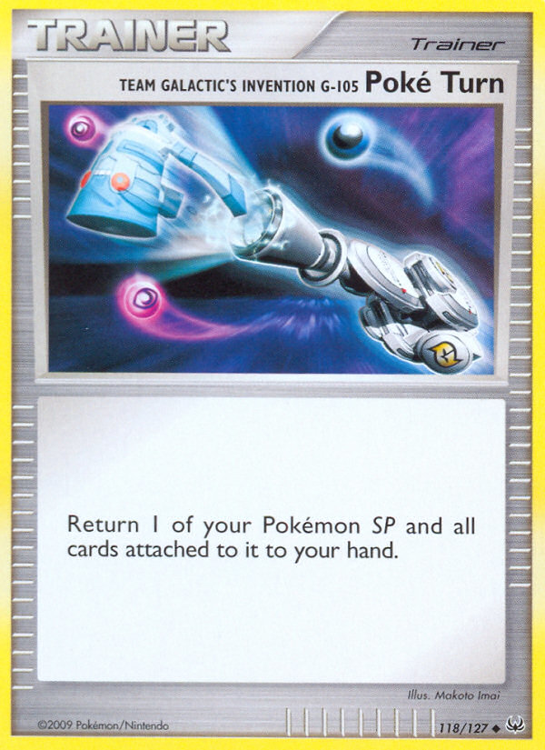 Team Galactic's Invention G-105 Poke Turn (118/127) [Platinum: Base Set] | Card Merchant Takapuna
