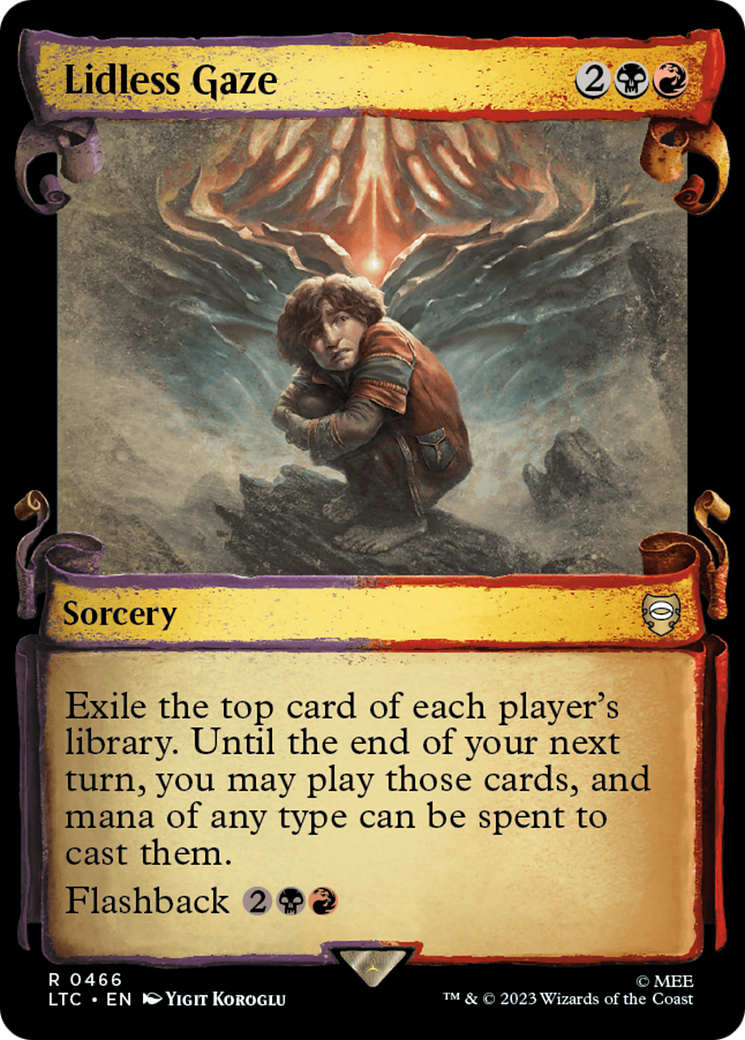 Lidless Gaze [The Lord of the Rings: Tales of Middle-Earth Commander Showcase Scrolls] | Card Merchant Takapuna