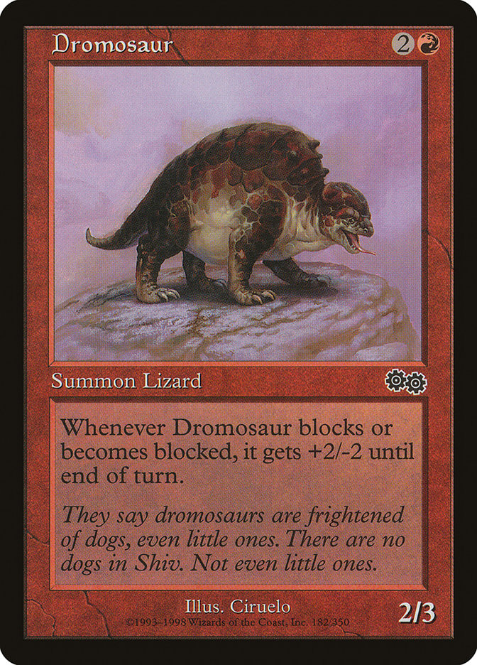 Dromosaur [Urza's Saga] | Card Merchant Takapuna