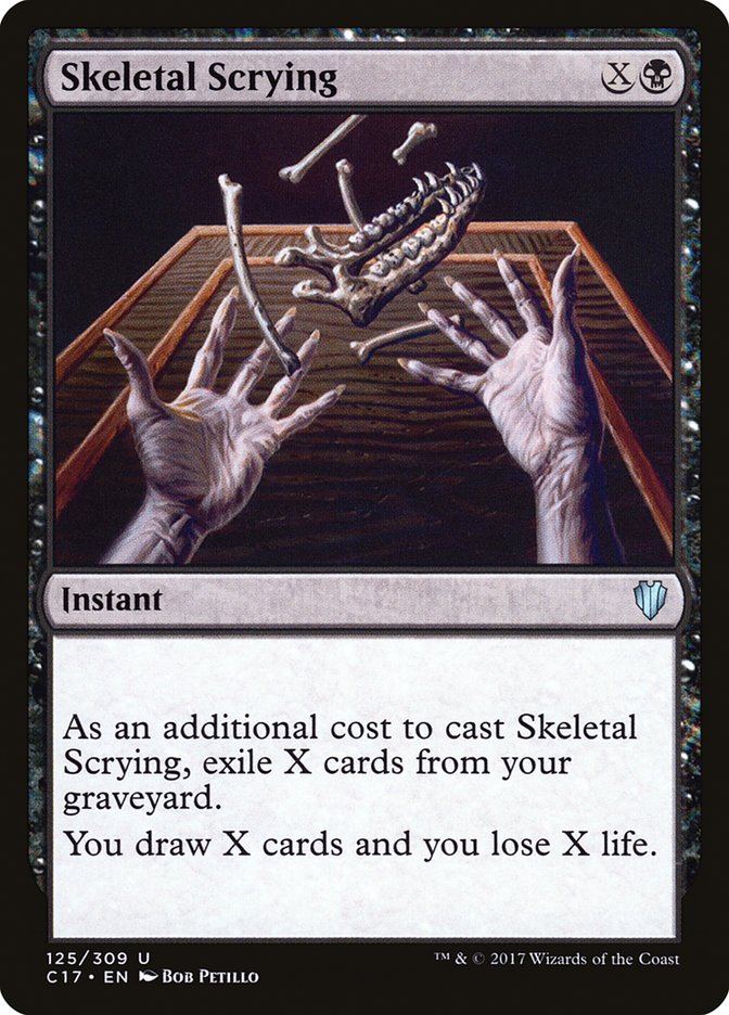 Skeletal Scrying [Commander 2017] | Card Merchant Takapuna