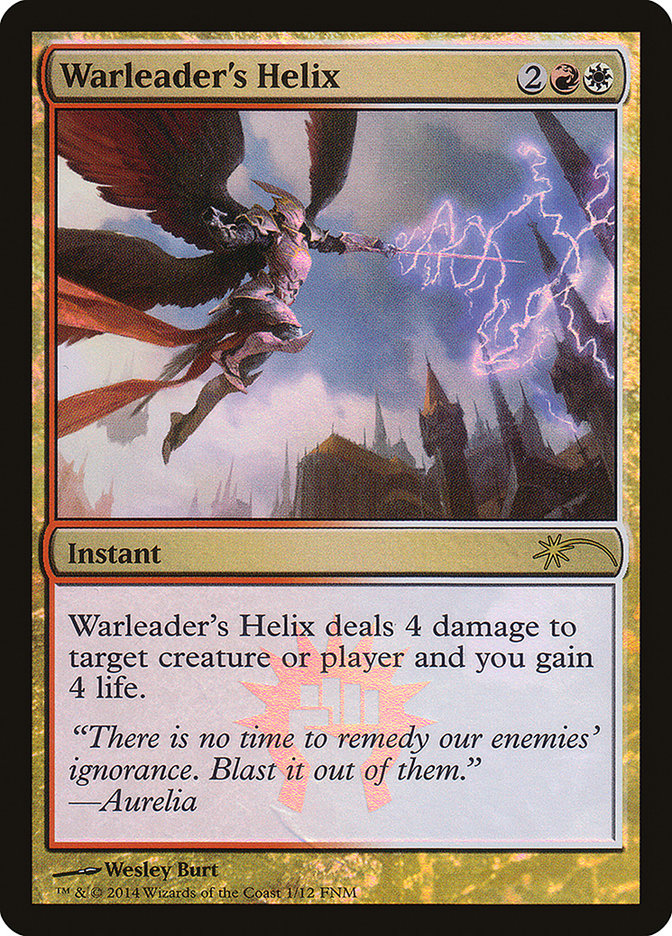 Warleader's Helix [Friday Night Magic 2014] | Card Merchant Takapuna