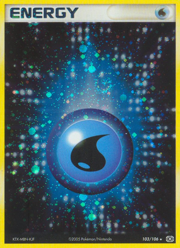 Water Energy (103/106) [EX: Emerald] | Card Merchant Takapuna