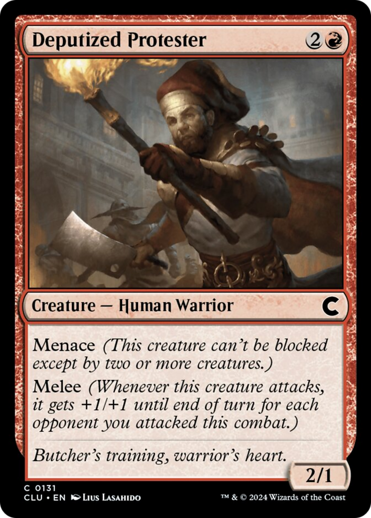 Deputized Protester [Ravnica: Clue Edition] | Card Merchant Takapuna