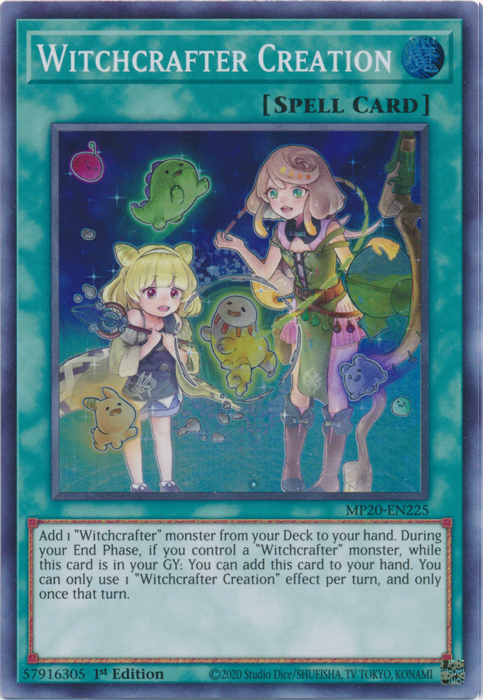 Witchcrafter Creation [MP20-EN225] Super Rare | Card Merchant Takapuna