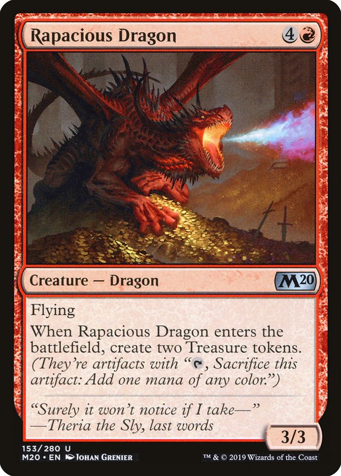 Rapacious Dragon [Core Set 2020] | Card Merchant Takapuna