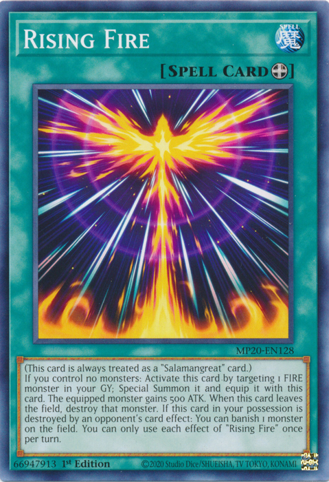 Rising Fire [MP20-EN128] Common | Card Merchant Takapuna