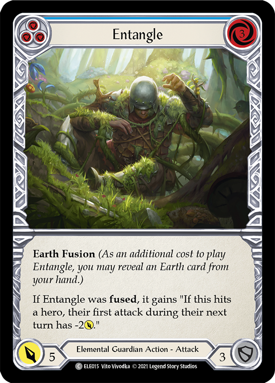 Entangle (Blue) [ELE015] (Tales of Aria)  1st Edition Rainbow Foil | Card Merchant Takapuna