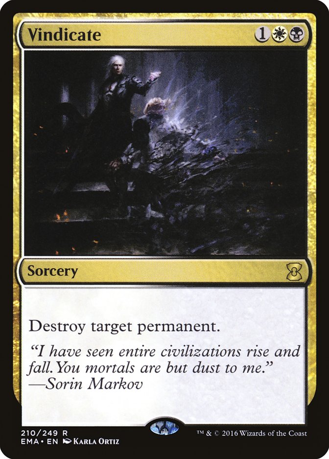 Vindicate [Eternal Masters] | Card Merchant Takapuna