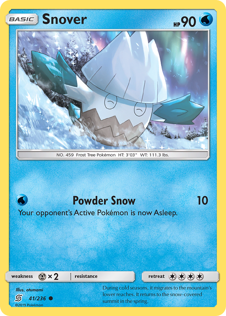 Snover (41/236) [Sun & Moon: Unified Minds] | Card Merchant Takapuna
