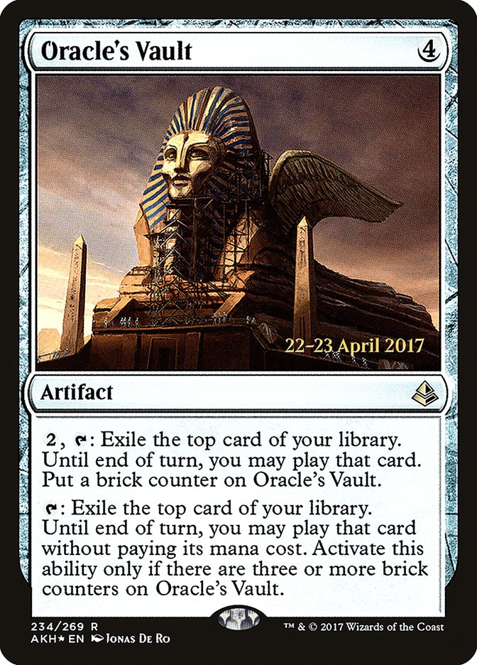 Oracle's Vault [Amonkhet Prerelease Promos] | Card Merchant Takapuna