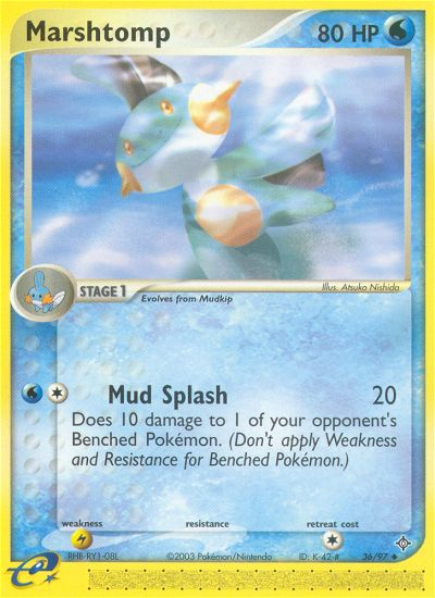 Marshtomp (36/97) [EX: Dragon] | Card Merchant Takapuna