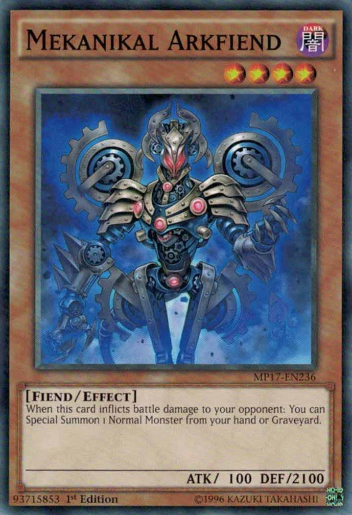Mekanikal Arkfiend [MP17-EN236] Common | Card Merchant Takapuna