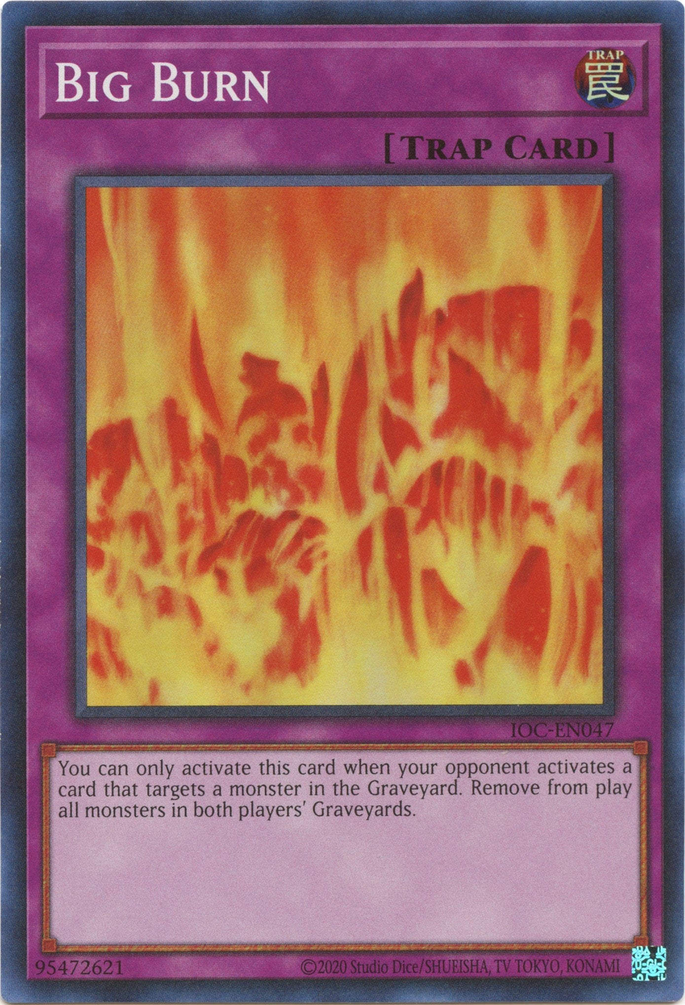 Big Burn (25th Anniversary) [IOC-EN047] Super Rare | Card Merchant Takapuna