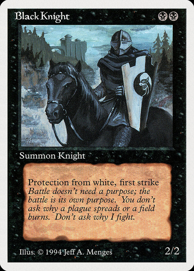 Black Knight [Summer Magic / Edgar] | Card Merchant Takapuna