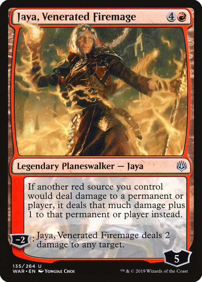 Jaya, Venerated Firemage [War of the Spark] | Card Merchant Takapuna