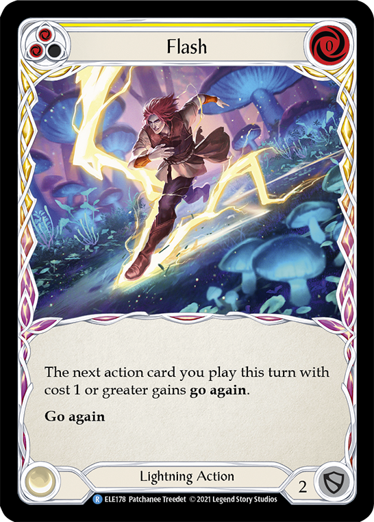 Flash (Yellow) [ELE178] (Tales of Aria)  1st Edition Normal | Card Merchant Takapuna