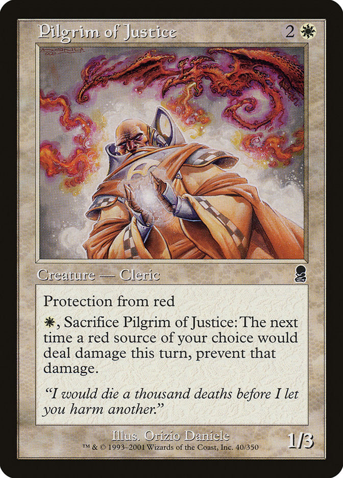 Pilgrim of Justice [Odyssey] | Card Merchant Takapuna
