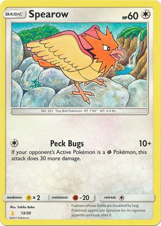 Spearow (13/30) [Sun & Moon: Trainer Kit - Alolan Raichu] | Card Merchant Takapuna