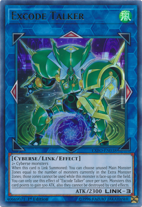Excode Talker [EXFO-EN038] Ultra Rare | Card Merchant Takapuna