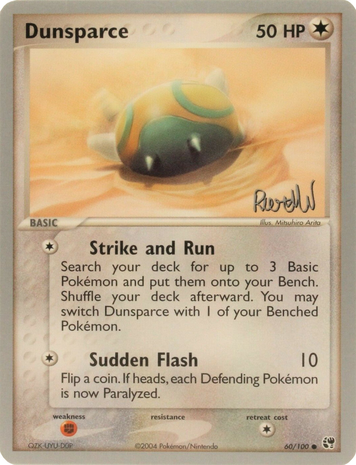 Dunsparce (60/100) (Rocky Beach - Reed Weichler) [World Championships 2004] | Card Merchant Takapuna
