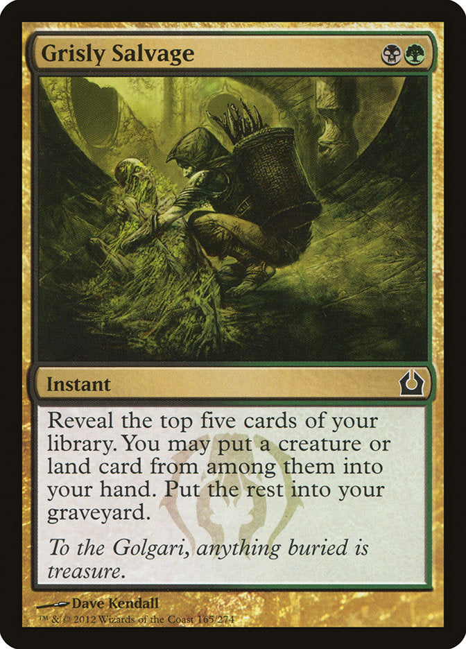 Grisly Salvage [Return to Ravnica] | Card Merchant Takapuna