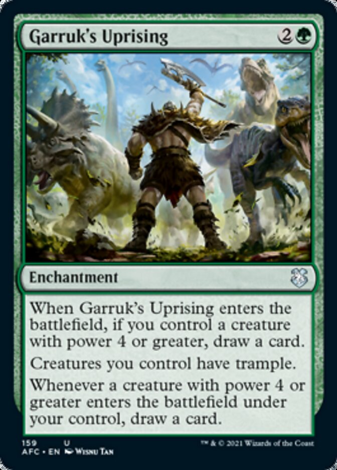 Garruk's Uprising [Dungeons & Dragons: Adventures in the Forgotten Realms Commander] | Card Merchant Takapuna