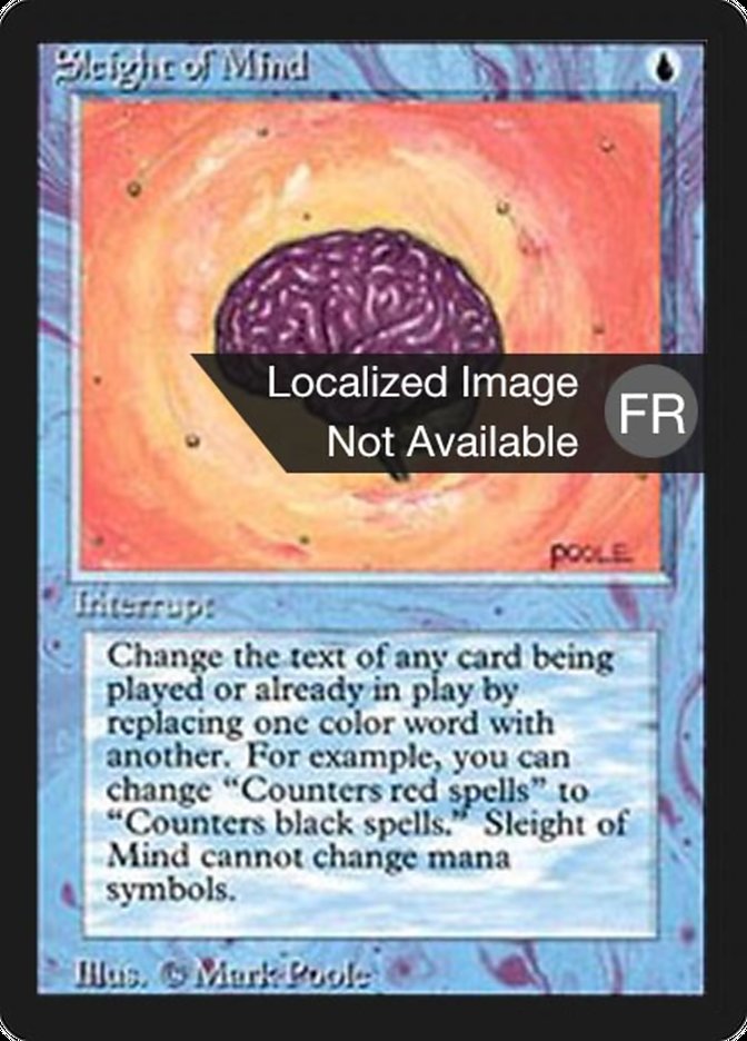 Sleight of Mind [Foreign Black Border] | Card Merchant Takapuna