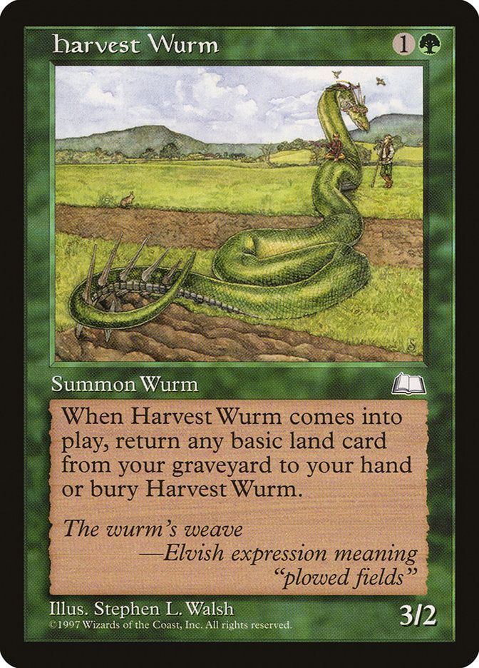 Harvest Wurm [Weatherlight] | Card Merchant Takapuna