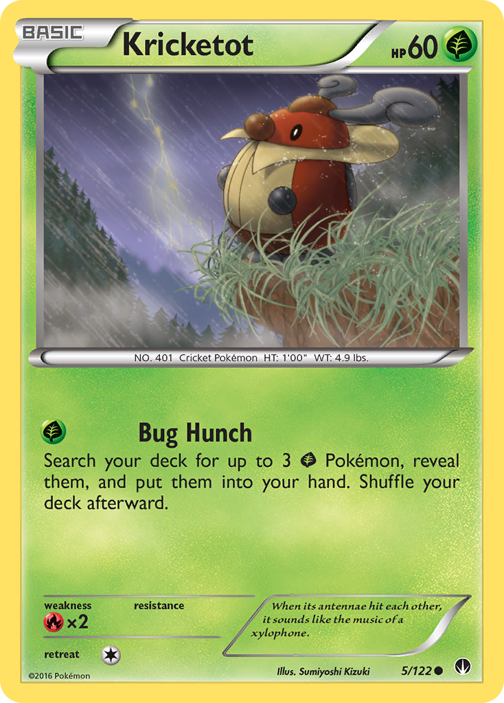 Kricketot (5/122) [XY: BREAKpoint] | Card Merchant Takapuna