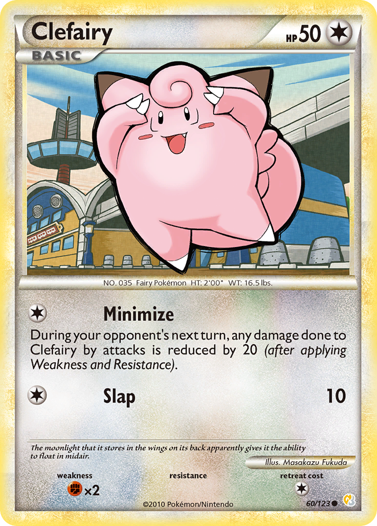 Clefairy (60/123) [HeartGold & SoulSilver: Base Set] | Card Merchant Takapuna
