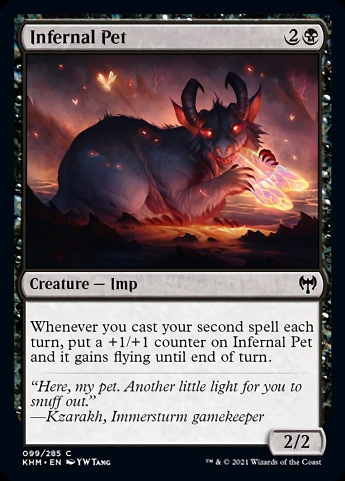 Infernal Pet [Kaldheim] | Card Merchant Takapuna