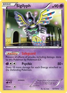 Sigilyph (52/124) (Theme Deck Exclusive) [Black & White: Dragons Exalted] | Card Merchant Takapuna