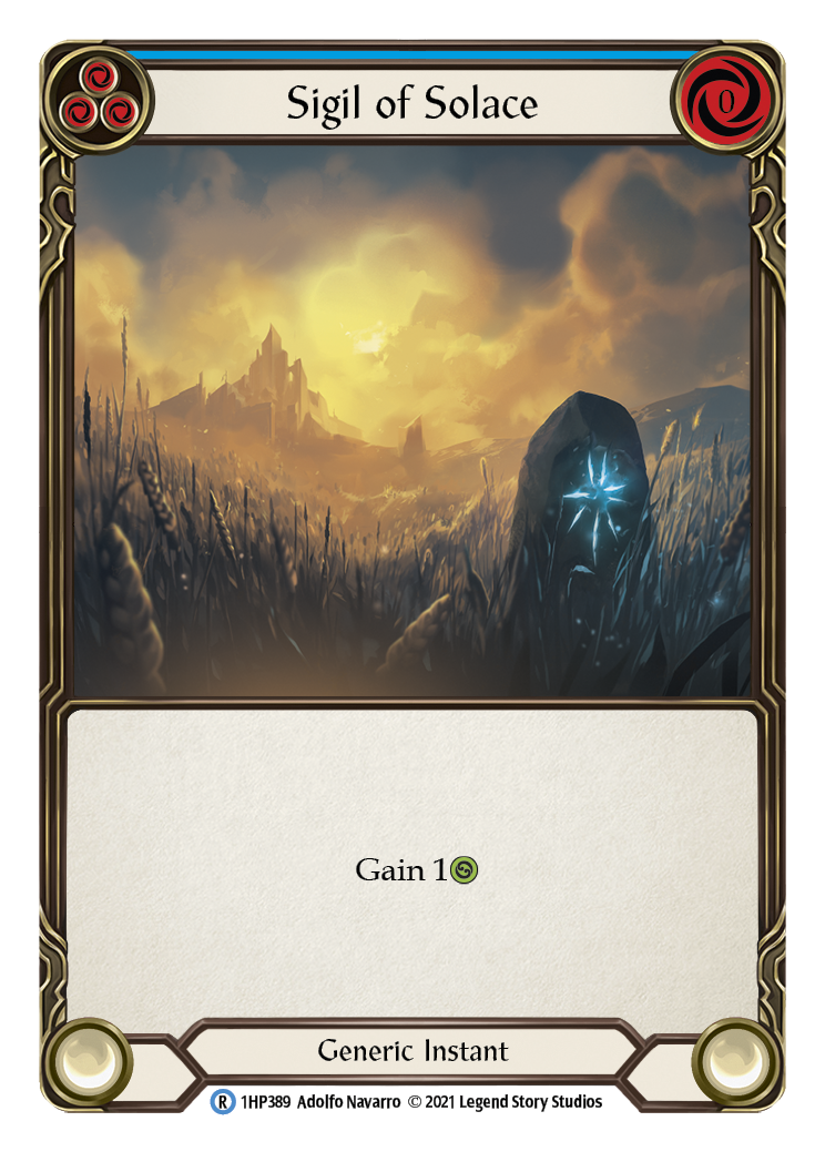 Sigil of Solace (Blue) [1HP389] (History Pack 1) | Card Merchant Takapuna