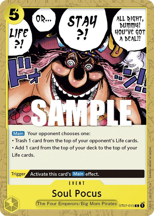 Soul Pocus [Starter Deck: Big Mom Pirates] | Card Merchant Takapuna