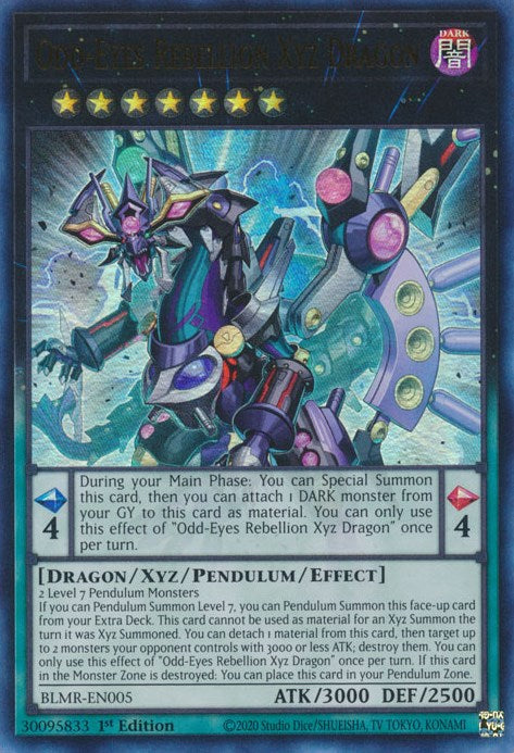 Odd-Eyes Rebellion Xyz Dragon [BLMR-EN005] Ultra Rare | Card Merchant Takapuna