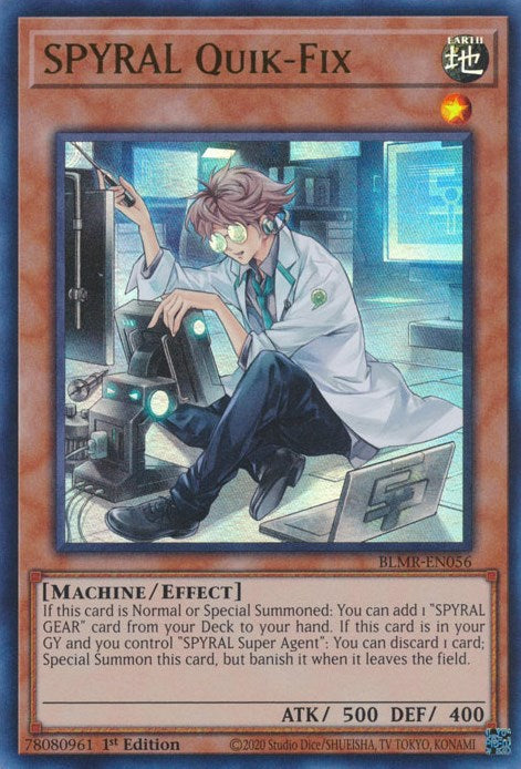 SPYRAL Quik-Fix [BLMR-EN056] Ultra Rare | Card Merchant Takapuna