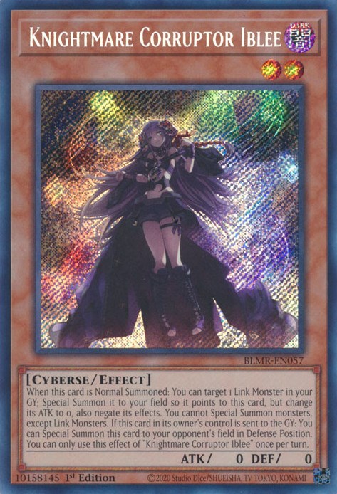 Knightmare Corruptor Iblee [BLMR-EN057] Secret Rare | Card Merchant Takapuna