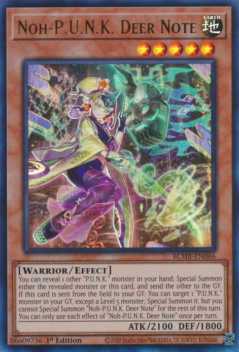 Noh-P.U.N.K. Deer Note [BLMR-EN066] Ultra Rare | Card Merchant Takapuna