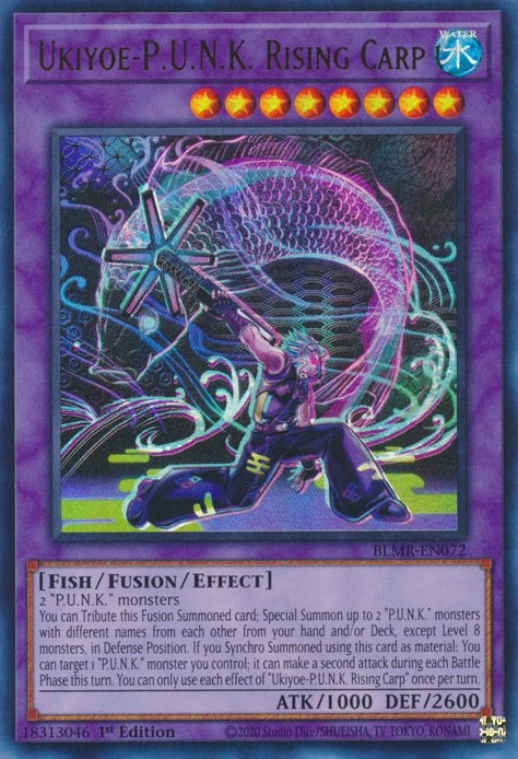 Ukiyoe-P.U.N.K. Rising Carp [BLMR-EN072] Ultra Rare | Card Merchant Takapuna