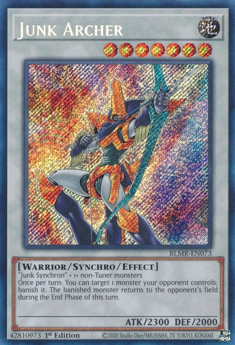 Junk Archer [BLMR-EN073] Secret Rare | Card Merchant Takapuna