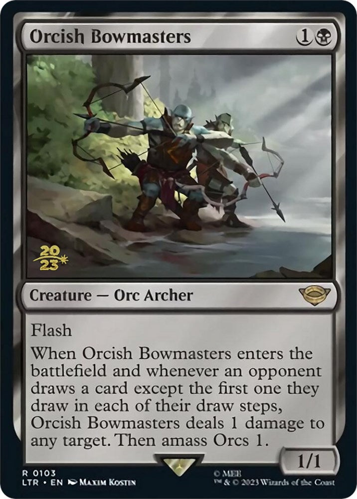 Orcish Bowmasters [The Lord of the Rings: Tales of Middle-Earth Prerelease Promos] | Card Merchant Takapuna