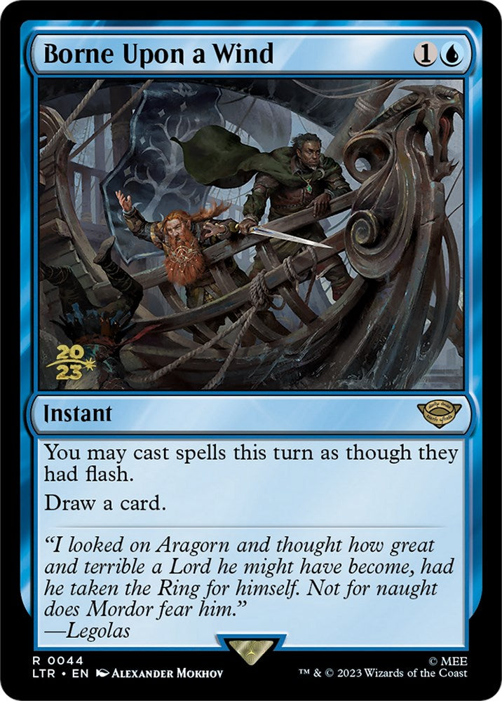 Borne Upon a Wind [The Lord of the Rings: Tales of Middle-Earth Prerelease Promos] | Card Merchant Takapuna
