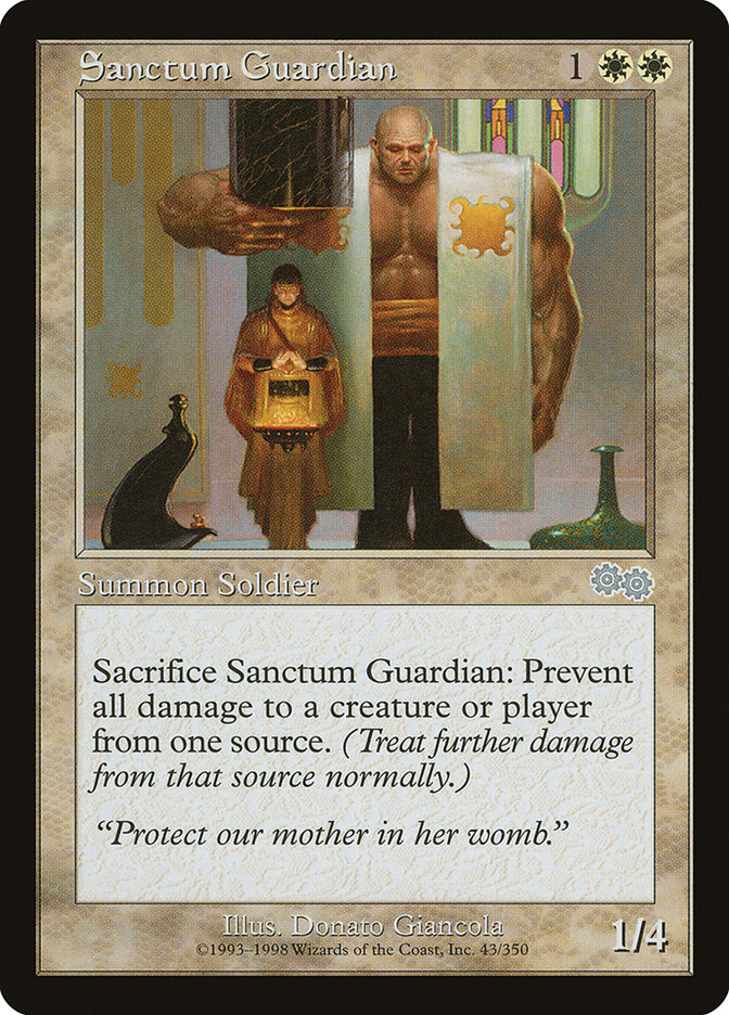 Sanctum Guardian [Urza's Saga] | Card Merchant Takapuna