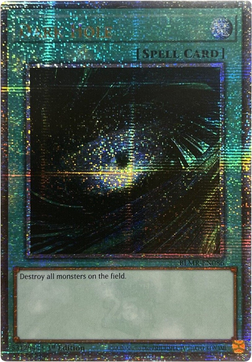 Dark Hole [BLMR-EN086] Quarter Century Secret Rare | Card Merchant Takapuna