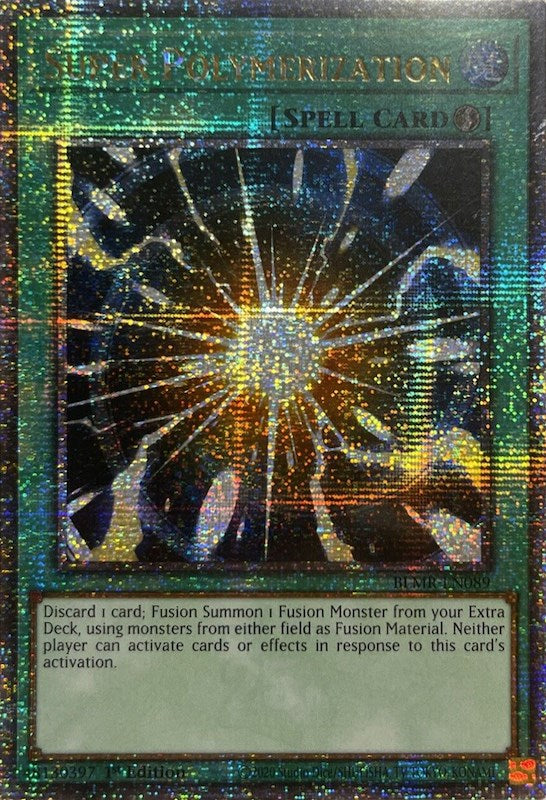 Super Polymerization [BLMR-EN089] Quarter Century Secret Rare | Card Merchant Takapuna